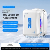 Ventilateur de refroidissement sans fil rechargeable TH21 3000 mAh pour téléphone, radiateur de refroidissement magnétique à clipser pour le gaming et le streaming en direct