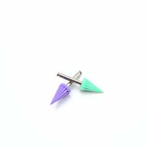 Ouwen 100 Stück Latch-Typ Hochelastische Verschleißfeste Vibrationsarme Weiche Gummi-Dental-Polierkappen - Product Image 2
