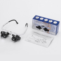 8X 15X 23X Head Mounted Glasses High Magnification Mechanical Clock Repair Carve Antique Jewelry Appraisal 9892H1