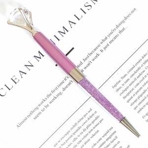 Big Diamond Rotating Metal Custom Logo Printed Crystal <b>Pen</b> Promotion Corporate Activity Business <b>Gift</b> Ballpoint <b>Pens</b> - Product Image 6