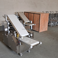 Ligne de production de pain libanais multifonctionnelle entièrement automatique à moteur, machine à fabriquer du pain pita turc, four à pain arabe