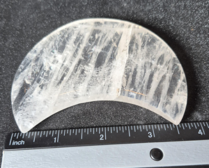 Vente en gros de pierres précieuses en quartz naturel de haute qualité, pierres précieuses en forme de demi-lune, bijoux en forme de demi-lune pour soulager le stress - Product Image 1