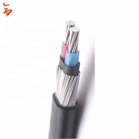 Cable Concéntrico de Aluminio Trenzado 3x6AWG con Aislamiento XLPE y Cubierta de PVC para Instalación Aérea