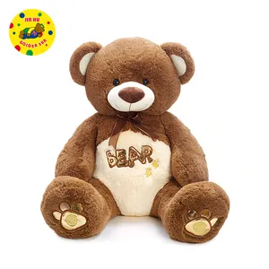 批发工厂中国定制软毛绒大巨型泰迪熊