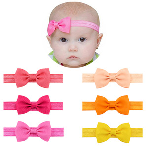 2024 Mới 20 Màu Sắc Headbands DIY Ribbon <span class=keywords><strong>Bow</strong></span> Đàn Hồi Tóc Ban Nhạc Cô Gái Sơ Sinh Bé Mũ Nón Trẻ Em Phụ Kiện Tóc - Product Image 3