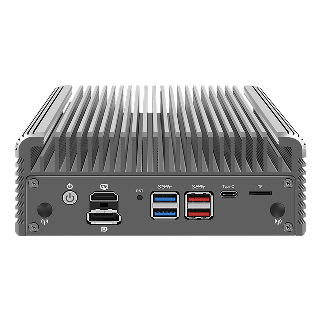 13th Gen I7 1355U I5 1335U 1235U I3 1315U Soft Router 6xi226-V 2.5G USB4.0 2xDDR5 Fanless Mini PC NAS Firewall Appliance Proxmox