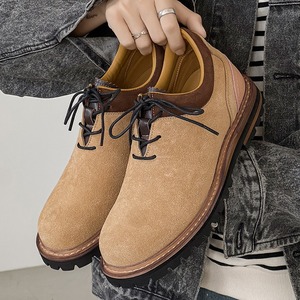 Nouvelles Bottes de Travail Vintage Classiques Automne-Hiver, Chaussures Polyvalentes pour Hommes de Style Britannique et à Hauteur Spécifique - Product Image 2
