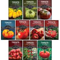 Paquet de graines de tomates Heirloom OEM d'usine avec étiquette personnalisée et code-barres pour sachet de graines de tomates de marque Garden