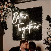 Letrero Publicitario LED Personalizado para Exteriores, Resistente al Agua, Letrero de Bienvenida para Bodas, Letrero de Neón LED de 12V Personalizado para Club Nocturno