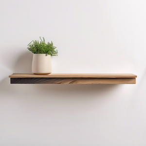 Estante de Pared y Exhibición de Madera Rústica - Product Image 1