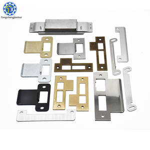 OEM précision acier inoxydable serrure de porte loquet gâche plaque tôle fabrication poinçon estampage <span class=keywords><strong>Service</strong></span> - Product Image 2