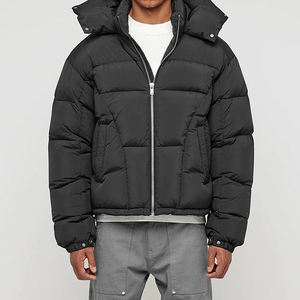 Piumino caldo stile sublimazione personalizzato di alta qualità bianco piumino da esterno <span class=keywords><strong>oversize</strong></span> invernale ampio piumino da uomo - Product Image 1
