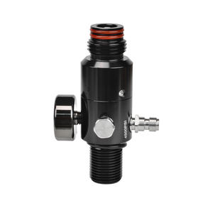 Vanne de réservoir <span class=keywords><strong>Ninja</strong></span> en alliage d'aluminium pour régulateur Huben Power Slide, contrôle marche/arrêt, équipement PCP, masque airsoft, tir à l'arc, 4500 psi - Product Image 4