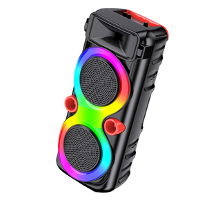 Portable <b>Speaker</b> 2x8 30W Rechargeable Bluetooth LED Light TWS SD <b>USB</b> KK 8201 - Product Image 4