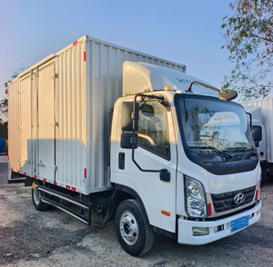 Gebruikt 130PK kleine vrachtwagen 4,2 meter 2021 Yuchai dieselmotor LHD mini box vrachtwagen - Product Image 1
