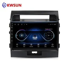 Rádio multimídia automotivo, rádio multimídia para toyota land cruiser 11 200 2007-2015, com gps sem dvd