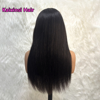 Perruques en gros pour revendeurs : Perruques lisses 5x5 HD Lace Closure, densité 300%, en cheveux humains vierges, sans colle, avec cordon de serrage