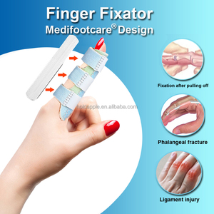 <strong>Colorful</strong> Fingers Braces Sleeve Soft Immobilizer Hand <strong>Splint</strong> Support Ring Reusable Index Broken Stabilizer Metal Finger <strong>Splints</strong> - Product Image 6