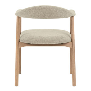 Chaises d'appoint de cuisine rembourrées en <span class=keywords><strong>tissu</strong></span> moderne <span class=keywords><strong>Chaise</strong></span> de salle à manger de ferme avec coussinets Chaises de salle à manger en bois <span class=keywords><strong>beige</strong></span> - Product Image 6