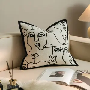Sarung bantal Sofa 18x18 inci, sarung bantal Sofa dekoratif mewah, sarung bantal Sofa untuk ruang tamu
