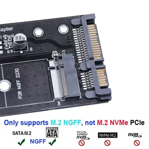 M2 NGFF SSD naar 3-adapterkaartconverter met B B&M Key-protocol voor 2230/2280/2242 vormfactoren - Product Image 5