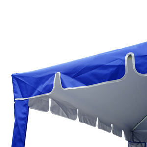 Paten Design Fold Ribs Outdoor Portable Beach Pool Sombrilla Cabana Azul marino Poliéster Edge Cool Beach Tent Cabana <span class=keywords><strong>para</strong></span> la venta - Product Image 3