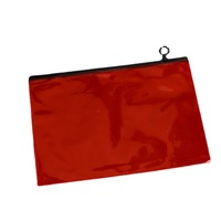 Vente en gros PVC Transparent Étudiant Papeterie Trousse À Crayons Auto-scellant Fermeture Éclair Emballage Sac Coloré Cosmétique Sac De Rangement En Plastique