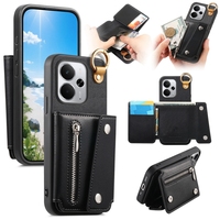 Étui de protection pour carte de crédit pour Oppo Realme 14/14 Pro Plus/Find X8 Pro, pour Vivo Y29/X200S/Y300 Pro, étui portefeuille antichoc