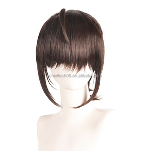 Peluca de cosplay para el <span class=keywords><strong>personaje</strong></span> <span class=keywords><strong>Luca</strong></span>, el prisionero de la Quinta Personalidad, con el cabello peinado y atado en la parte superior. - Product Image 4