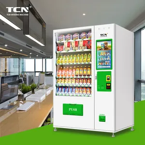 TCN nuovo distributore automatico di ascensori ecologico liscio consegna distributore automatico combinato con refrigerazione