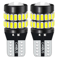 Ampoules LED de remplacement pour intérieur de voiture Falconsight 36+1SMD OEM T10 194, projecteur à lentille 37SMD, sans erreur CANBUS