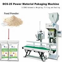 Machine d'ensachage de poudre DCS-25, 5-25 kg, semi-automatique, avec balance de pesage et de remplissage pour farine, additifs alimentaires, poudre chimique