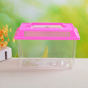 Piccolo Design portatile in plastica trasparente per <span class=keywords><strong>acquario</strong></span> da viaggio per animali domestici tartarughe stile moderno di alta qualità - Product Image 3