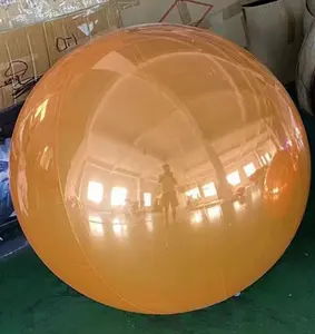Bola de espelho inflável grande gigante para decoração, bola de espelho colorida, balão inflável para discoteca, brilhante a laser