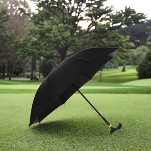 Bastón Automático para Personas Mayores con Mango Largo Antideslizante, Paraguas para Lluvia, Ideal para Viajes y Regalos - Product Image 1