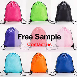 Custom Logo Recycled <strong>Waterproof</strong> 210D Polyester <strong>Drawstring</strong> Backpack Sport Promotion Shopping <strong>Bag</strong> with <strong>Drawstring</strong> <strong>Bag</strong> - Product Image 5