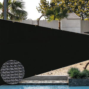Valla DE PANTALLA DE PRIVACIDAD DE HDPE de alta resistencia, cubierta de red de sombra de malla portátil para diseño plegable de pared de jardín para uso en patio trasero - Product Image 1