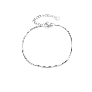 Amy Amy Fashion <b>Anklet</b> Stainless Steel <b>Silver</b> Plated Classic Women's Gift Jewelry T2027 - Product Image 4