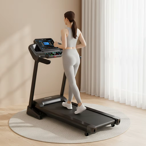 Tapis roulant électrique motorisé pliable de qualité supérieure avec écran LCD, design portable pour la remise en forme à domicile - Product Image 2
