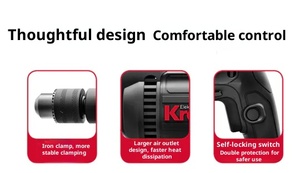KU120 650W 220V Handheld Electric <b>Drill</b> Impact <b>Drill</b> High <b>Power</b> Industrial Pistol <b>Drill</b> Electric Tool - Product Image 4