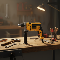 Pour perceuse filaire, mandrin sans clé de 1/2 pouce, vitesse variable, perçage professionnel du bois