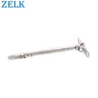 AISI304 316 Acier Inoxydable Pont Bascule Swageless Terminal Fixation Rapide Mur Tendeur avec Corps Fermé Électro-Poli