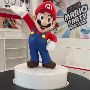 Estatua de Fibra de Vidrio de Tamaño Real de Personaje de Dibujos Animados para Exteriores, Superhéroe Mario, para Decoración de Tiendas y Centros Comerciales - Product Image 3