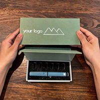 Boîte à stylos magnétique recyclable et écologique pour emballage de marque verte, support de vente en gros pour chaînes de magasins de détail