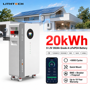 ระบบกักเก็บพลังงานแสงอาทิตย์สำหรับที่อยู่อาศัยแบบไฮบริด 51.2V พร้อมการสื่อสารผ่าน CAN ติดผนัง ขนาด 15 กิโลวัตต์ชั่วโมง 20 กิโลวัตต์ชั่วโมง 100 แอมป์ชั่วโมง 200 แอมป์ชั่วโมง 400 แอมป์ชั่วโมง - Product Image 4