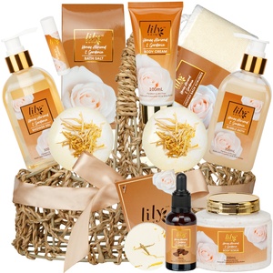 Coffret Cadeau de Luxe Personnalisé pour le Bain et le Spa – Ensemble Bain et Corps avec Lotion, Sel de Bain, Huile à <span class=keywords><strong>Barbe</strong></span>, Shampoing et <span class=keywords><strong>Gel</strong></span> Douche pour Festivals - Product Image 2