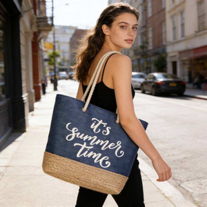 Sac fourre-tout en toile noire personnalisé avec logo, marque Sworldora, imprimé avec ruban léopard et poignée en corde, sac promotionnel cadeau - Product Image 2