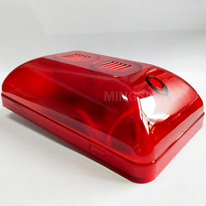 Mini Sirène Stroboscopique Électronique 12V, Étanche, en ABS, Alarme Antivol, Haut-Parleur à Volume Fort, <span class=keywords><strong>Alerte</strong></span> de Sécurité pour la Sécurité Domestique et du Jardin - Product Image 3