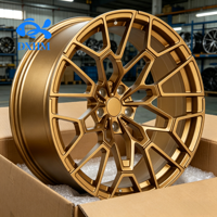 Jantes en bronze doré forgées sur mesure 5x114.3 5x112, jantes de voiture 17 18 19 20 pouces en alliage pour Honda Toyota Nissan Lexus