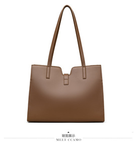 Bolsos de Mano de Moda para Mujer al por Mayor, Bolsos de Cuero Genuino de Gran Capacidad, Bolsos de Hombro para Dama - Product Image 6
